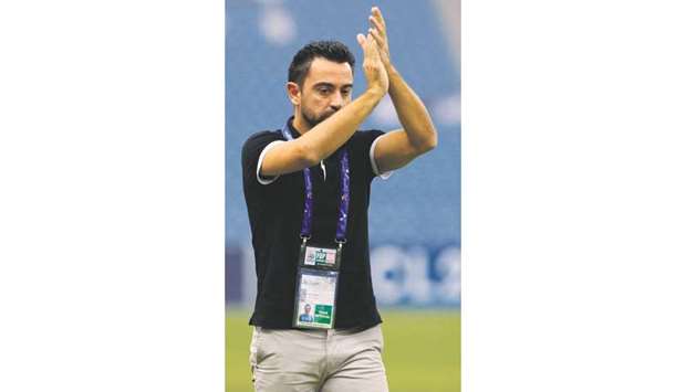 Al Saddu2019s coach Xavi Hernandez.