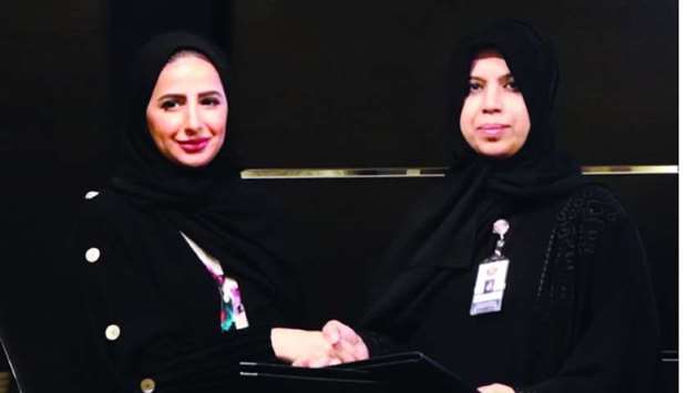 The agreement was signed by Director of the Qatar Authors' Forum Maryam Yassin al-Hammadi and Founder and CEO of Qalam Hebr for Creative Writing Buthaina al-Janahi.