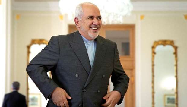 Iran's Foreign Minister Mohammad Javad Zarif is seen before a meeting in Tehran on July 27