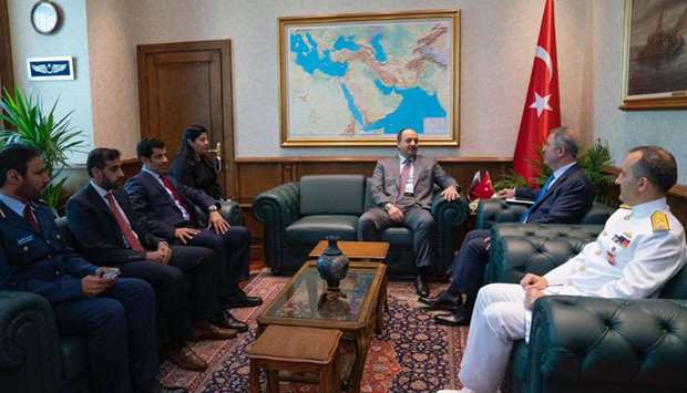 Defence minister meets Turkish counterpartrnrn