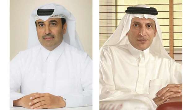 QREC Chairman Issa bin Mohamed al-Mohannadi and Qatar Airways Group Chief Executive HE Akbar al-Baker.