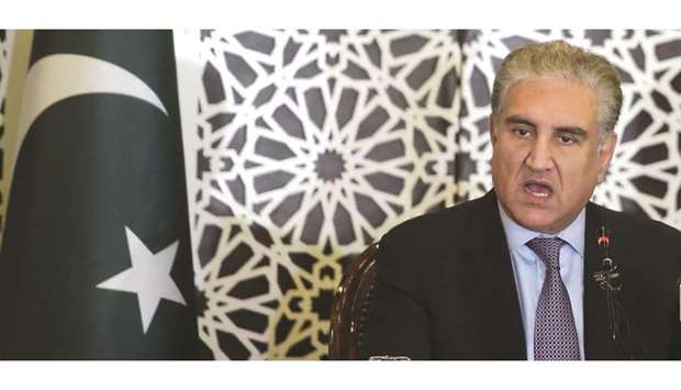 Qureshi: Pakistan is looking at political, diplomatic and legal options. .. weu2019re not looking at the military option. Weu2019re not.