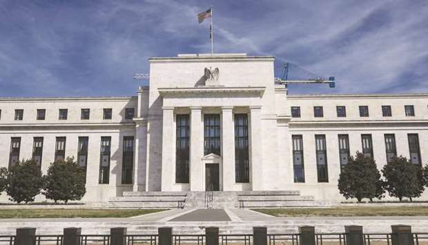 The Federal Reserve building in Washington. US producer prices increased moderately in July, lifted by a rebound in the cost of energy products, while underlying producer inflation retreated, which could allow the Federal Reserve to cut interest rates again next month.