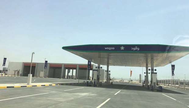 The Al Mazrouah Woqod petrol station and Fahes centre.