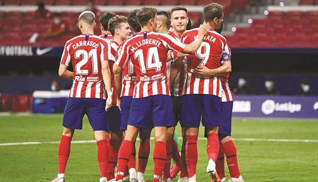 Atletico confirmed two players u2013 Angel Correa and Sime Vrsaljko u2013 tested positive for coronavirus. Both players are asymptomatic and will remain isolated at home while the rest of the squad will fly to Lisbon today for Thursdayu2019s game against Leipzig. (AFP)