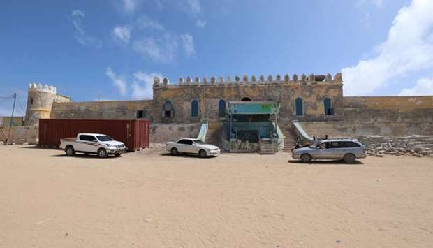 A general view shows the Mogadishu central cell in Mogadishu, Somalia