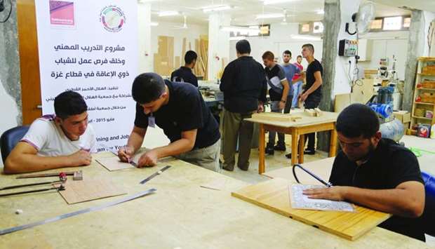 (file picture) QRCS Vocational training for persons with disability.