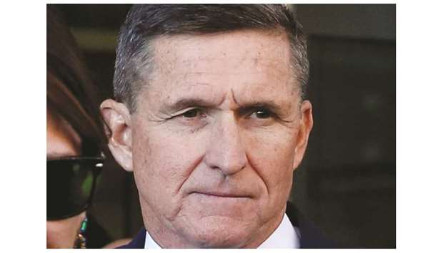 Former US national security adviser Michael Flynn.