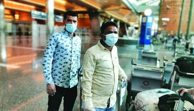 India-bound passengers at HIA Tuesday