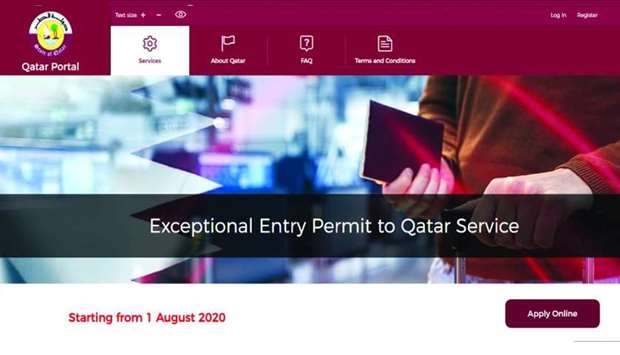 Qatar residents abroad can now apply for entry permit to return