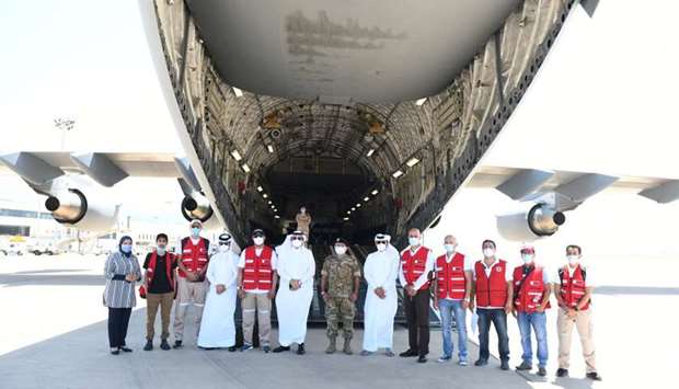 Two more cargo aircraft carrying medical aid arrive in Beirut