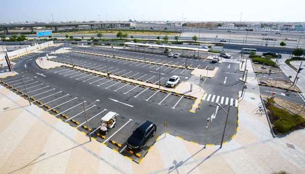 The new parking area can accommodate 165 cars.rnrn