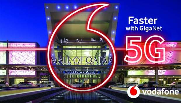 Vodafone Qatar's 5G network launched in Mall of Qatarrnrn