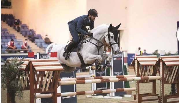 Mohamed Saeed Haidan continued his impressive show as he romped to victory in Medium Tour, with his mount Miss Chili.