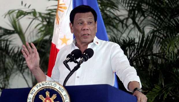 (File photo) Philippines President Rodrigo Duterte