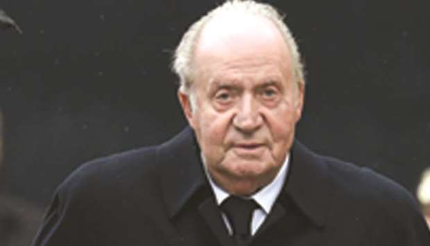 Former king Juan Carlos was reported to have already left Spain.