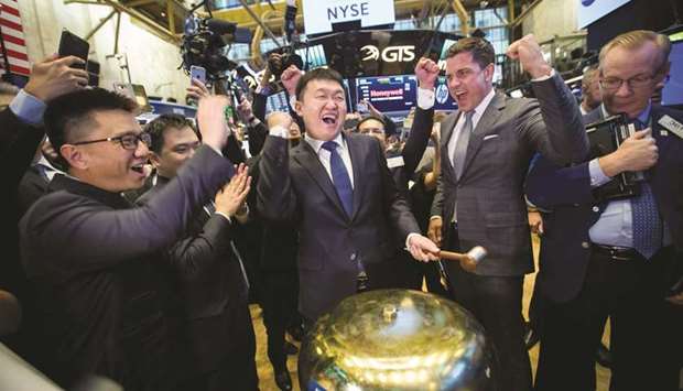 Sea chief executive officer Forrest Li (centre) at the companyu2019s listing on the NYSE. Yet Sea has quietly become the worldu2019s best-performing large-cap stock, stoking a debate on Wall Street over whether the Singapore-based company is the next great internet colossus or just Exhibit A in a global tech bubble thatu2019s destined to burst.