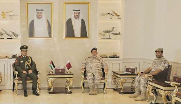 The meeting dealt with reviewing bilateral military relations and the means to enhance them. The meeting was attended by a number of high-ranking officers at the armed forces.