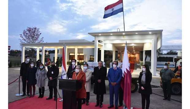 Arrival of the third batch of Moderna's anti-Covid-19 vaccines to the Republic of Paraguay. 