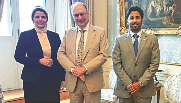 Swedish State Secretary for Foreign Affairs Robert Rydberg met with Qatar's ambassador in Stockholm Sheikha Moza bint Nasser al-Thani. During the meeting, bilateral relations were reviewed.