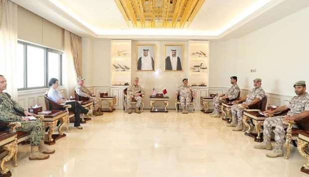 The meeting was attended by a number of senior officers in the Armed Forces.