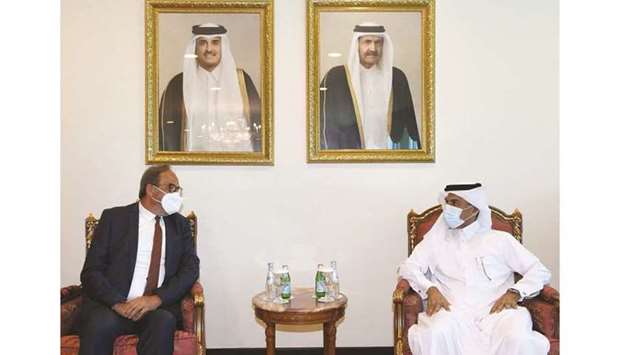 HE Secretary-General of the Ministry of Foreign Affairs Dr Ahmad bin Hassan al-Hamadi met Thursday with Deputy Minister of Foreign Affairs and Member of the Cabinet of the Czech Republic Jan Kohout and his accompanying delegation during their current visit to the country.