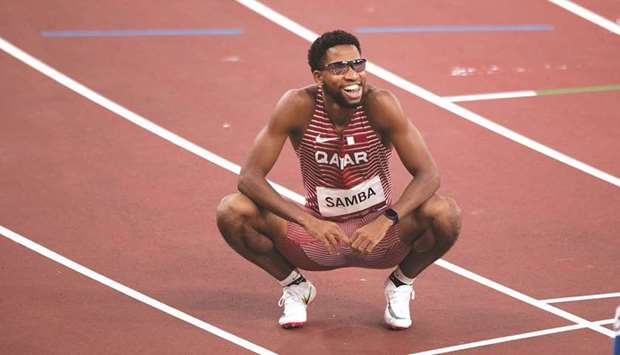 The World bronze medallist ran a 47.47 seconds in the menu2019s 400m hurdles semi-final, to secure his place in Tuesday's final. In the heat, the second semi-final, Samba finished behind Alison dos Santos, who ran a 47.31.