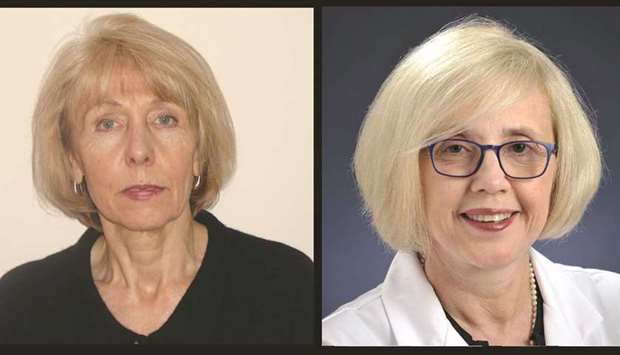 Dr Krystyna Golkowska (left) and Dr Aicha Hind Refai.