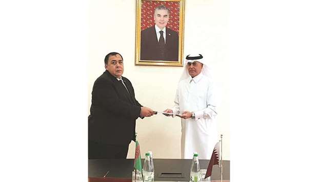The message was handed over by ambassador of Qatar to Turkmenistan Mubarak bin Abdulrahman al-Nasr during his meeting with Deputy Minister of Foreign Affairs of Turkmenistan Myatiyev Berdiniyaz.