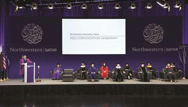 Northwestern Qatar's 13th incoming class was officially welcomed to school during the annual Convocation ceremony