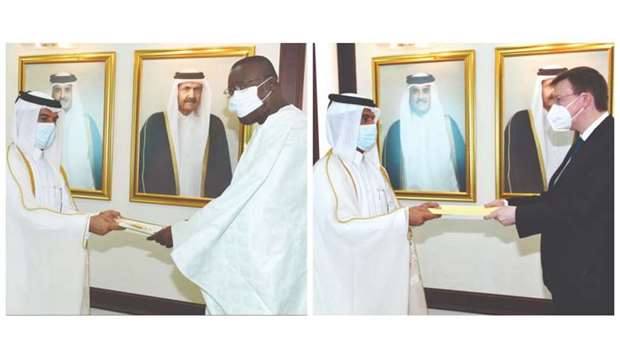 HE al-Hammadi wished the two new ambassadors success in their roles, stressing that all the support will be provided to them to help enhance ties between Qatar and their respective countries in different fields.