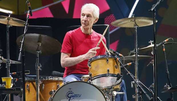 (File photo) Charlie Watts, the drummer of The Rolling Stones, performs during a concert on the ,Latin America Ole Tour, in Santiago, Chile on February 3, 2016. (Reuters)