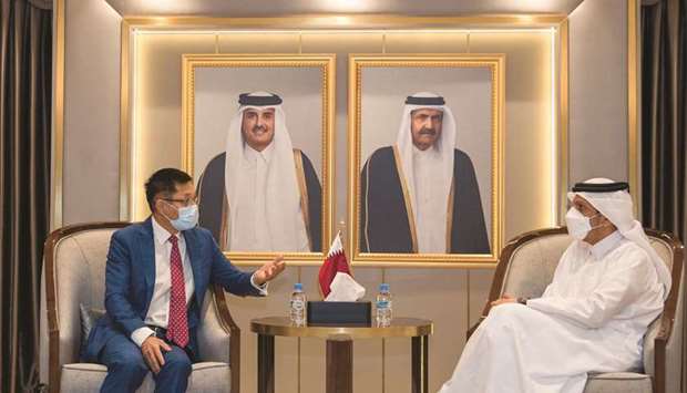 During the meeting, they reviewed bilateral relations between the two countries, and the latest field developments in Afghanistan, in both its security and political aspects.