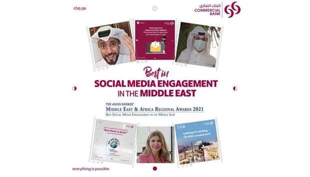 Commercial Bank wins 'Best Social Media Engagement Award in the Middle East'