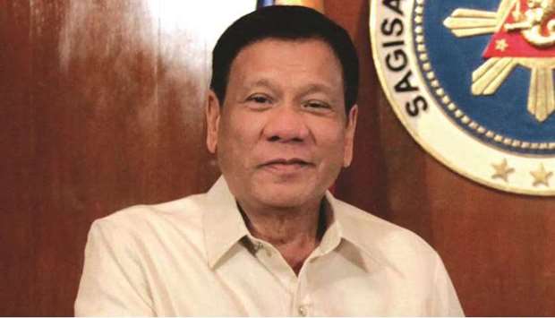 (File photo) President Rodrigo Roa Duterte