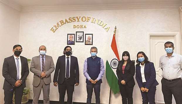 Managing committee members from the HR Professionals Forum Qatar (HRPFQ) met with Indian ambassador Dr Deepak Mittal to present an overview about the organisation.