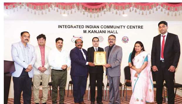 The president and managing committee members of the Indian Community Benevolent Forum (ICBF) bid farewell to its co-ordinating officer and Indian embassy first secretary (labour and community welfare) S R H Fahmi.