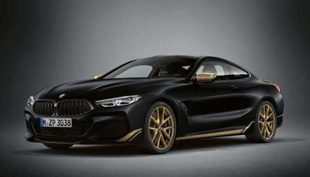 The BMW 8 Series Golden Thunder Edition is available in two exclusive body finishes: Sapphire Black metallic and BMW Individual Frozen Black metallic                              
