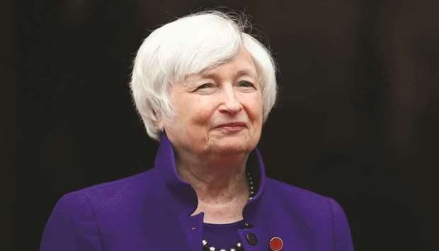 Janet Yellen, US Treasury Secretary.