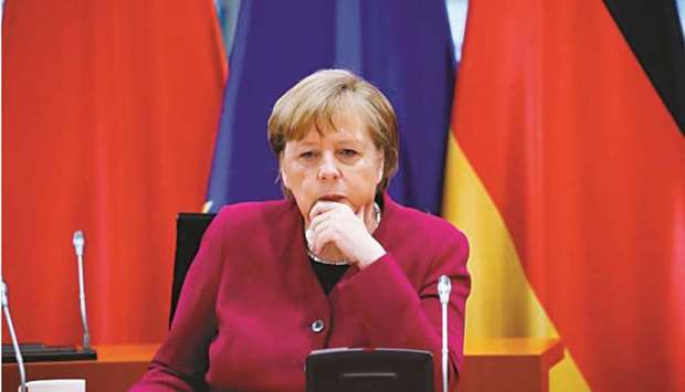 (File photo) Angela Merkel.