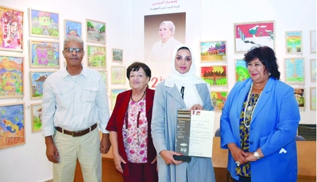 Egyptian Minister of Culture Enas Abdel Dayem handed over the prizes