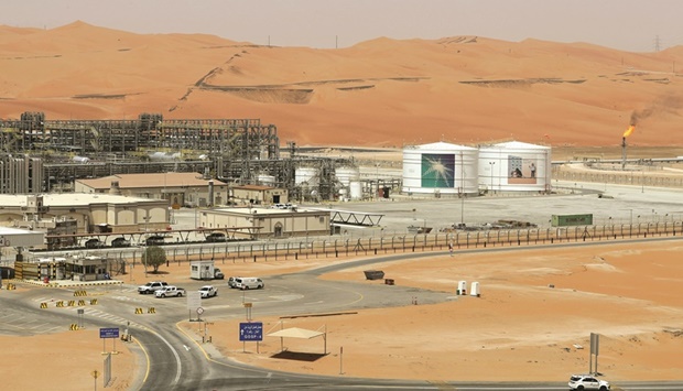 A general view of the production facility at Saudi Aramcou2019s Shaybah oilfield in the Empty Quarter, Saudi Arabia. Aramcou2019s massive Q2 windfall was the biggest quarterly adjusted profit of any listed company worldwide, according to Bloomberg.