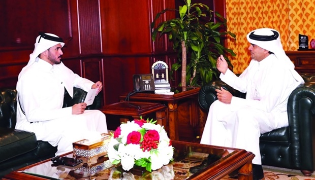 Dr Abdulbasit Ahmad al-Shaibei during the interview.