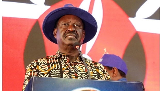 Kenya's opposition leader Raila Odinga of the Azimio La Umoja (Declaration of Unity) One Kenya Alliance, who competed in Kenya's presidential election, addresses the nation following the announcement of the results of the presidential election, in Nairobi, Kenya on August 16. REUTERS