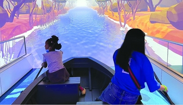 Young visitors exploring 3-2-1's interactive galleries. PICTURES: 3-2-1 QOSM