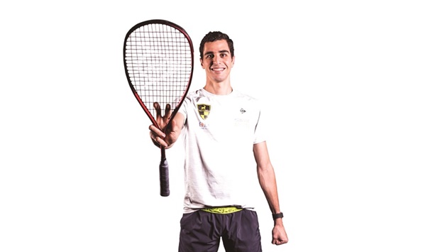 Ali Farag of Egypt is the top seed at the QTerminals Qatar Classic 2022 tournament.