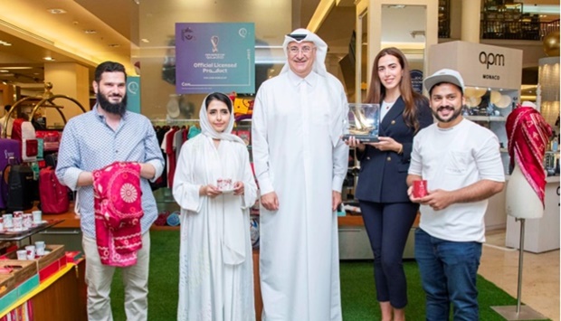 The designers, Fahad Ali, Neasa Turbidy, and Mahmoud Hajo have been nominated for an award celebrating their unique and innovative designs, and their items are now being displayed in Blue Salon.