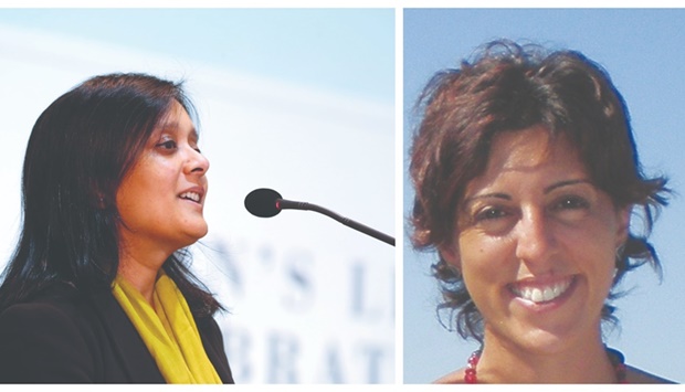 Dr Radha Dalal, left, and Dr Eleni Polymenopoulou