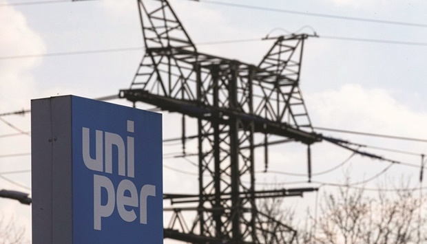 Signage for the Falkenhagen Power-to-Gas Pilot Plant operated by Uniper in Germany. The energy giant is seeking to extend a government credit line to $13bn in the latest sign of how Europeu2019s energy crisis is getting worse.