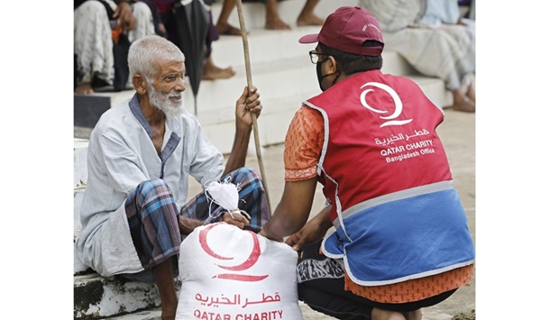 Qatar Charity has provided urgent relief aid to those affected by the floods in Sonamgang district, northeastern Bangladesh, benefiting more than 20,000 people.